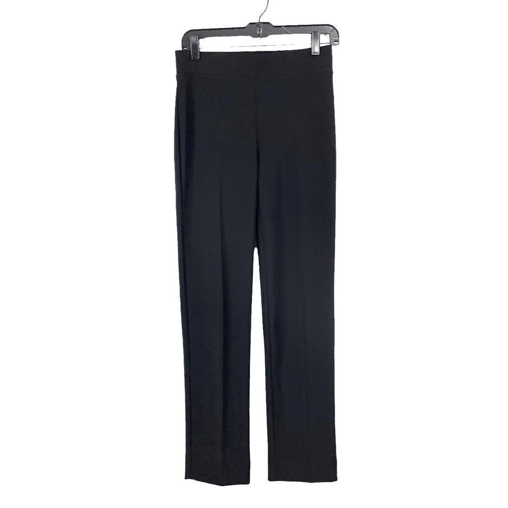 Josephโ Ribkoff blackโback slit pants Szโ4